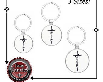 BLESSED Christian Keyring: Religious Gift