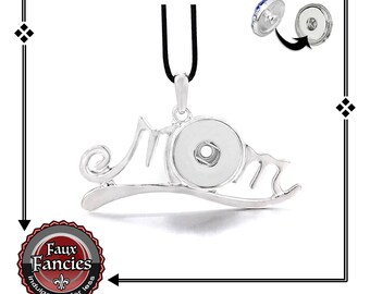 Snap Button Pendant for MOM: Interchangeable Jewelry Gift