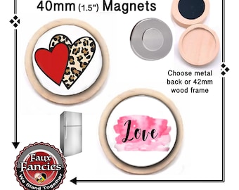 SALE! LOVE DOuBLE HEART Handmade Magnet, Valentines Day Gift, Love Magnet Sign, #InspirationMagnet, #HeartGiftMagnet, #Heart, #ValentineGift