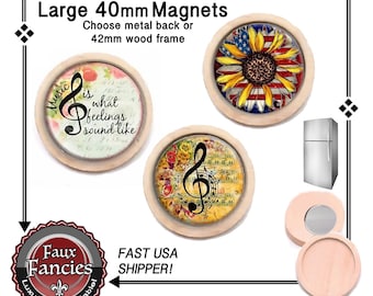 SALE! MUSiC is FEELiNG, Handmade MAGNeT, SUNFLoWER USA Magnet, #MusicSign, USA Magnet, #USASign, #MusicSignMagnet, #SunflowerMagnet, #Magnet