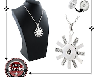 Snap Pendant, Beautiful Star Snap Button Pendant, Ginger Snaps, #SnapButtons, #SnapButtonJewelry,#SnapCharms, #SnapJewelry, #GiftForHer