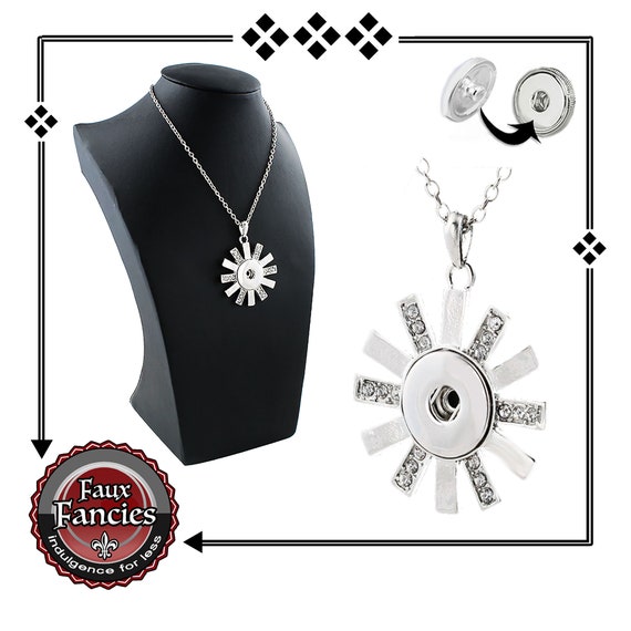Snap Pendant, Beautiful Star Snap Button Pendant, Ginger Snaps, #SnapButtons, #SnapButtonJewelry,#SnapCharms, #SnapJewelry, #GiftForHer