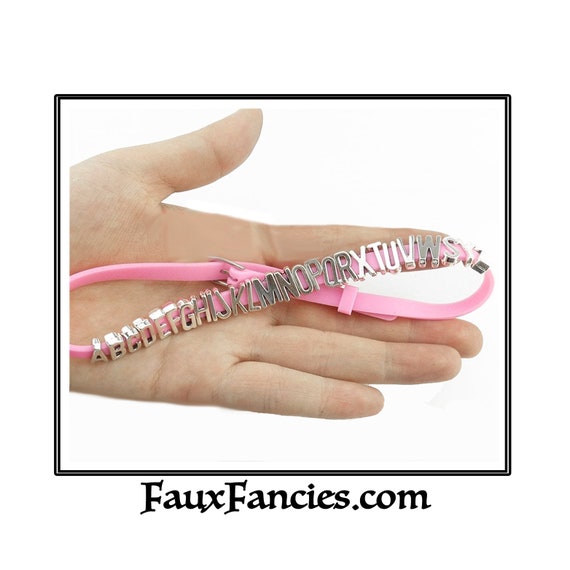 Narrow Slide Letters, MULTIPLE DISCOUNTS, Alphabet Charms, Slider Letters, Letter Charms, #SlideLetters