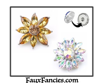 Snap Buttons, BEAUTIFUL Ginger Snap, MULTIPLE DISCOUNTS, Snap Charms, Star Charm, Star Snap, Rhinestone Snaps, #SnapPopper, #FlowerCharmSnap