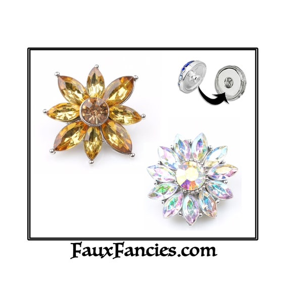 Snap Buttons, BEAUTIFUL Ginger Snap, MULTIPLE DISCOUNTS, Snap Charms, Star Charm, Star Snap, Rhinestone Snaps, #SnapPopper, #FlowerCharmSnap
