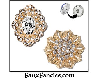 SNAP Buttons, FABULOUS STYLE Snaps, 18mm Ginger Snaps, Snap Charms, Interchangeable Snap, Rhinestone Snaps, Snap Button Jewelry, #SnapButton