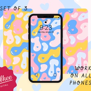 Tapeta na telefon SQUISHY & LOVELY autorstwa Milkee // Urocze i przytulne tła na iPhone'a, Samsunga Z Flip i inne!