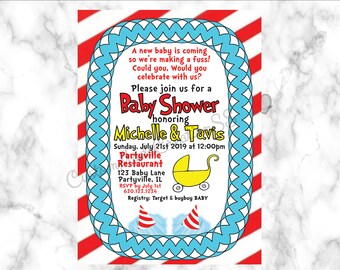 Dr Seuss Baby Shower Etsy