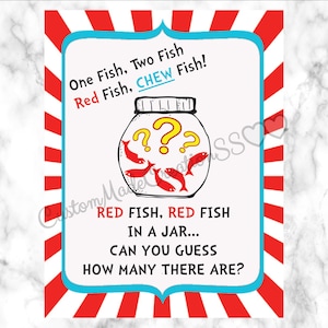 Guess How Many Fish Are in the Jar Game Printable Fishing Birthday Party  Games Instant Download -  Israel