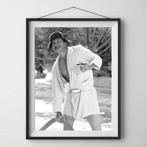 Christmas Bathroom Decor Funny Movie Poster Print Digital Oil Painting Toilet Humor Funny Bathroom Wall Art Gift for Him, INTANT DOWNLOAD