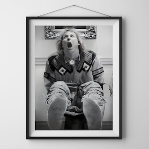 Bathroom Art Movie Poster Print Funny Bathroom Decor Dumb Movie Digital Oil Painting Funny Wall Art Gift for Him, Gift Idea INSTANT DOWNLOAD