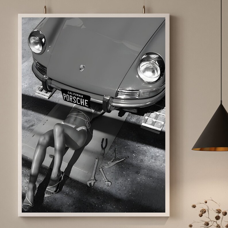 Vintage Porsche Poster, Vintage Porsche Print, Porsche Wall Art, Vintage Car Poster, Old Porsche Poster, Classic Car Wall Art, Porsche 911,porsche 911 poster,porsche 911 targa,porsche 911 turbo,porsche poster,retro porsche,vintage porsche 911