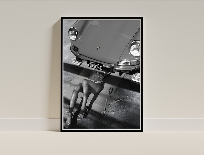 Vintage Porsche Poster, Vintage Porsche Print, Porsche Wall Art, Vintage Car Poster, Old Porsche Poster, Classic Car Wall Art, Porsche 911,porsche 911 poster,porsche 911 targa,porsche 911 turbo,porsche poster,retro porsche,vintage porsche 911