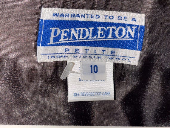 Pendleton Wool Button Down Jacket Pink and Gray P… - image 10