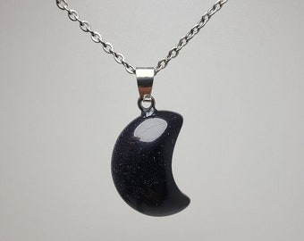 Blue Goldstone Moon