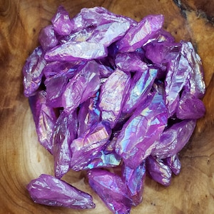 Raw Purple Jelly Aura Quartz Piece