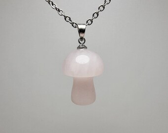 Rose Quartz Mushroom