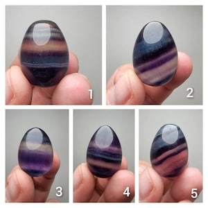 Mini Fluorite Egg (Roughly 1-1/8&quot;) (You pick)