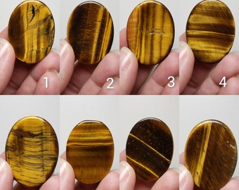 Child's Golden Tiger's Eye Worry Stone (You pick)