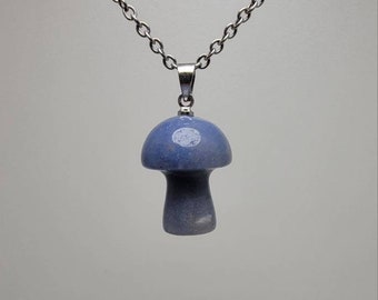 Blue Aventurine Mushroom