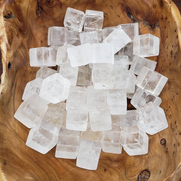 Clear Quartz Cube Tumble