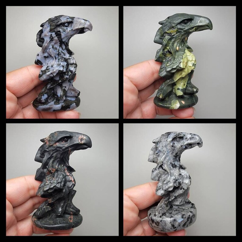 Eagle Carving (You pick) (3-3/8" to 3-9/16") bild 1