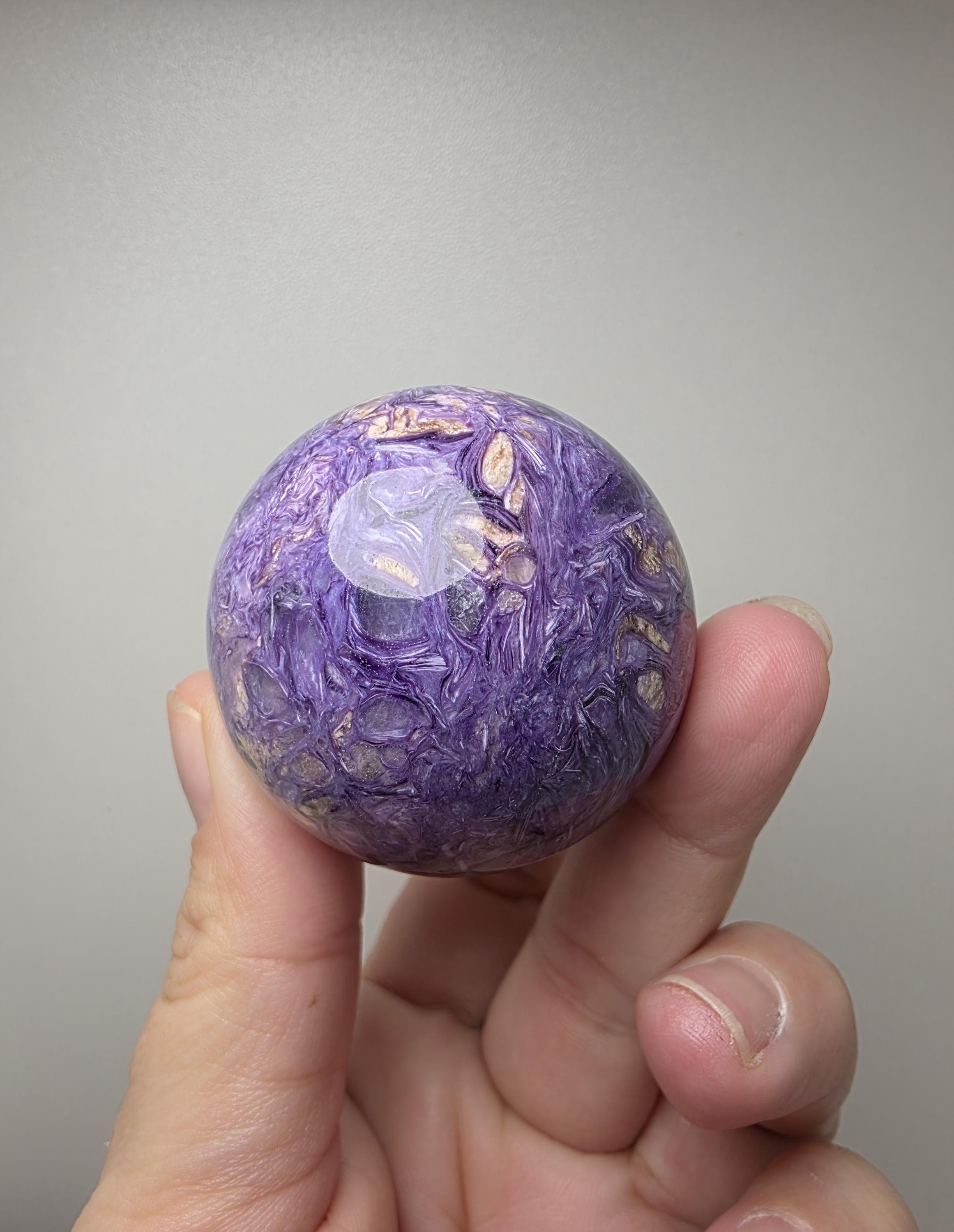 Charoite Sphere - Etsy