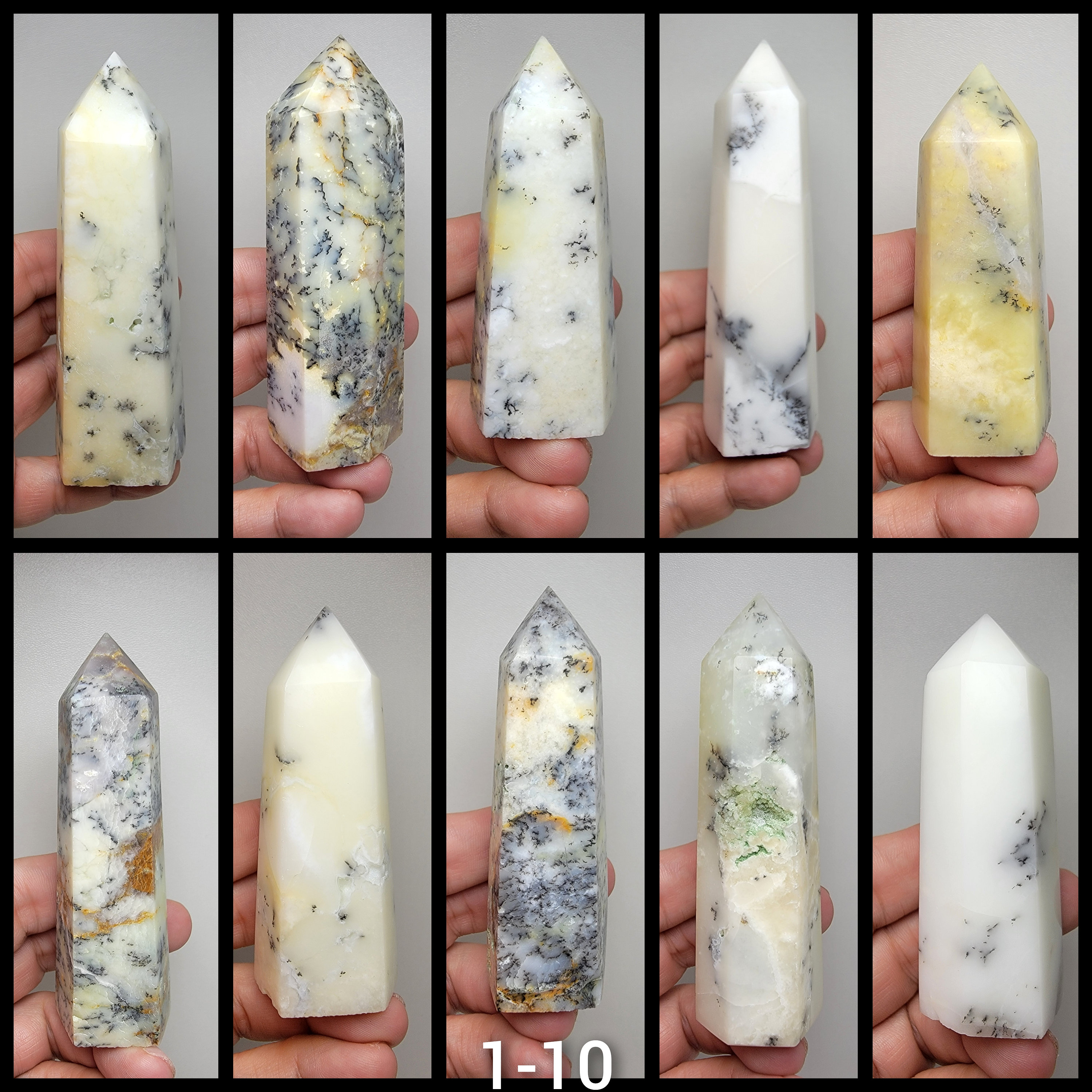 Dendritic Opal Tower (You pick)