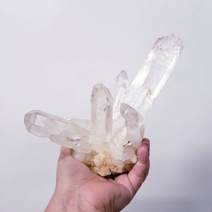 Rough Clear Quartz Cluster (1124 grams)