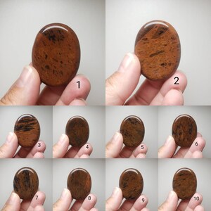 Mahogany Obsidian Worry Stone (You pick)