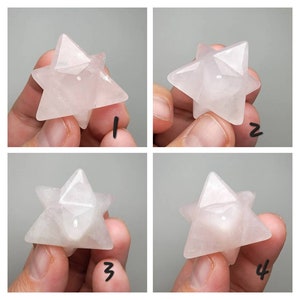 Rose Quartz Merkaba (You pick)