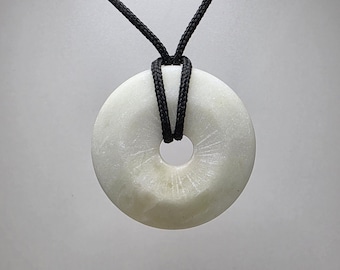 Bowenite Pi Stone on Adjustable Paracord (1-13/16" Stone)