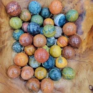 Ocean Jasper Mini Sphere (Roughly 18 to 22 mm)