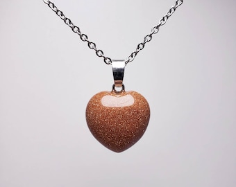 Goldstone Heart