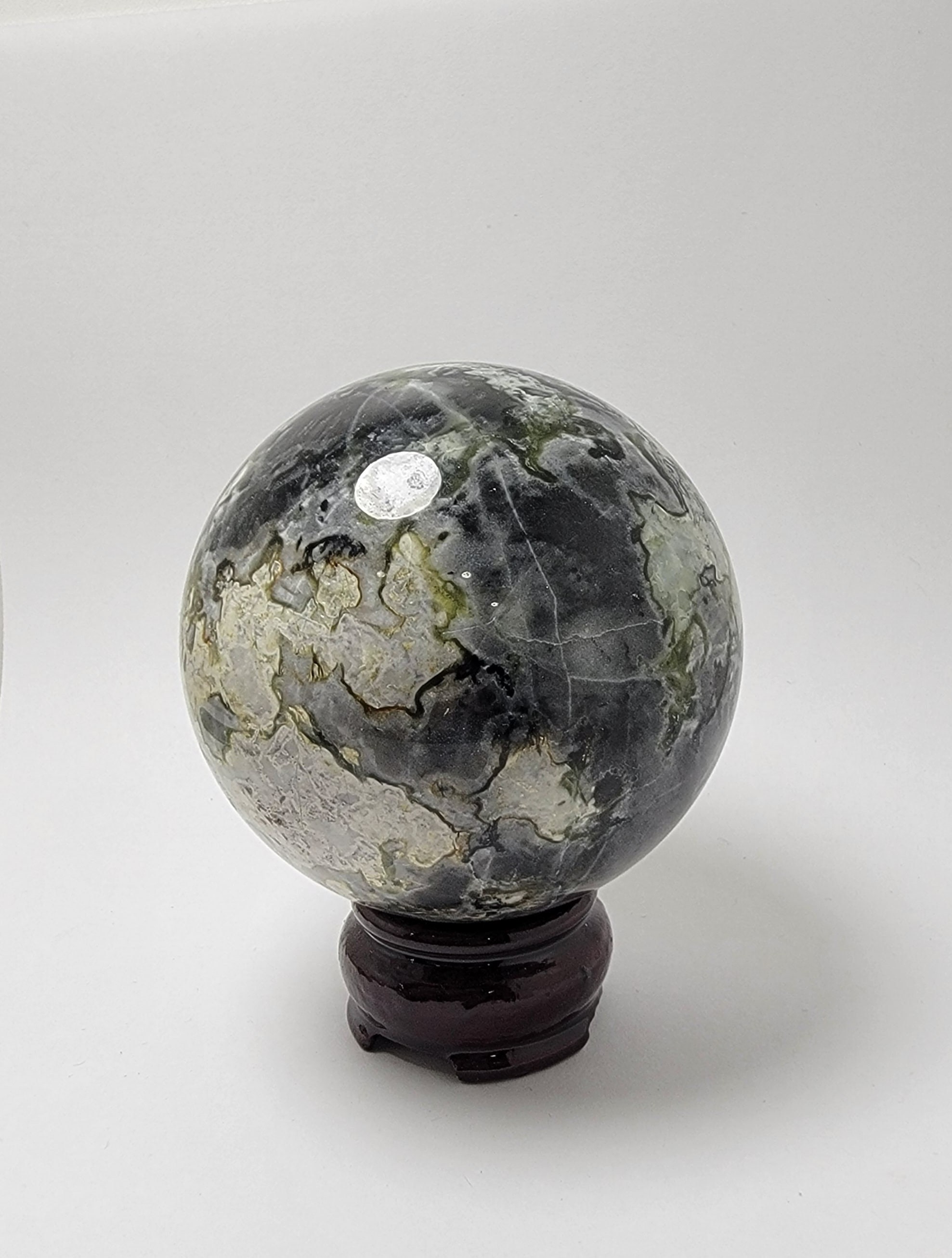 ピカソストーン✨ ピカソジャスパー スフィア Utah Picasso Jasper Sphere With Stand (75 Mm) - Etsy