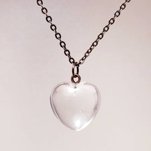 Clear Quartz Heart