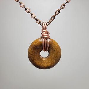 Small Golden Tiger&#39;s Eye Pi Stone