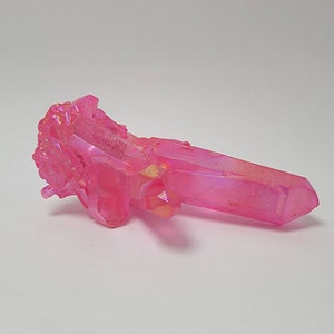 Pink Jelly Aura Quartz Cluster (89 grams)