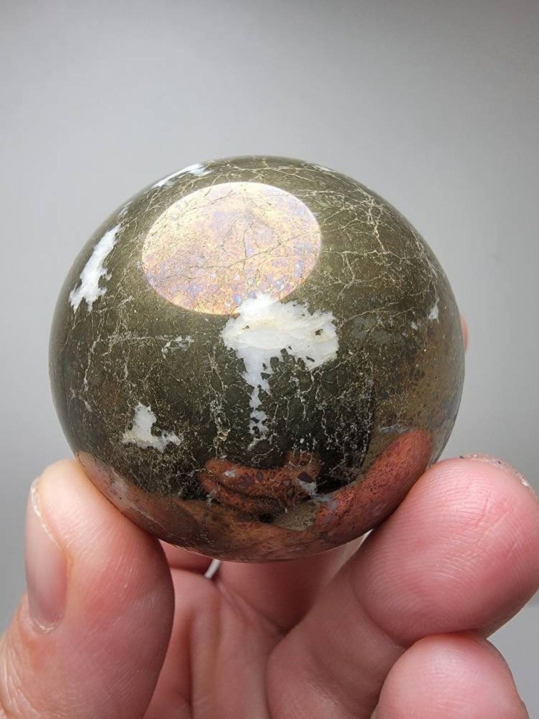 Pyrite Sphere With Stand (49.4 Mm) - Etsy Pyrite Sphere With Stand (49.4 Mm) - Etsy