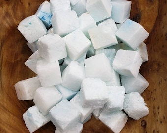 Rough Dyed/Enhanced Blue Aragonite Cube