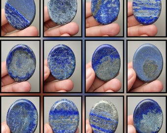 Lapis Lazuli Worry Stone (You pick) (Roughly 1-3/4")