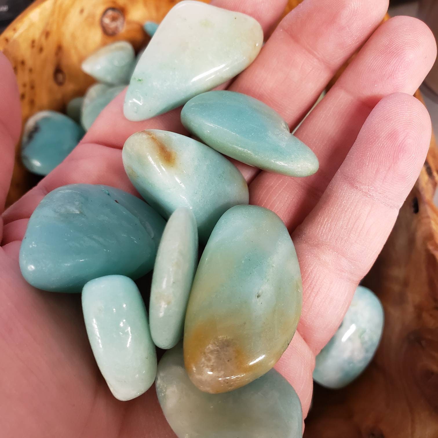 Sky Blue Quartz Tumble Etsy