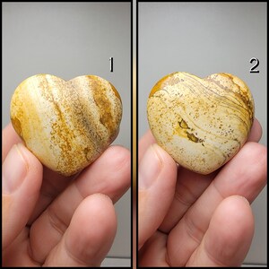 Picture Jasper Heart (You pick) (1-1/2&quot;)