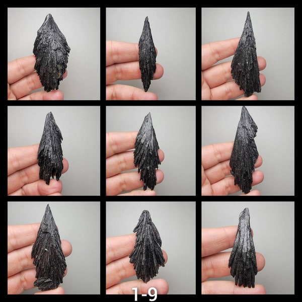 Black Kyanite Fan Specimen (You Pick)