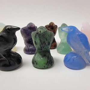Mini Crow Figurine (Roughly 1-1/4&quot; to 1-3/8&quot;)