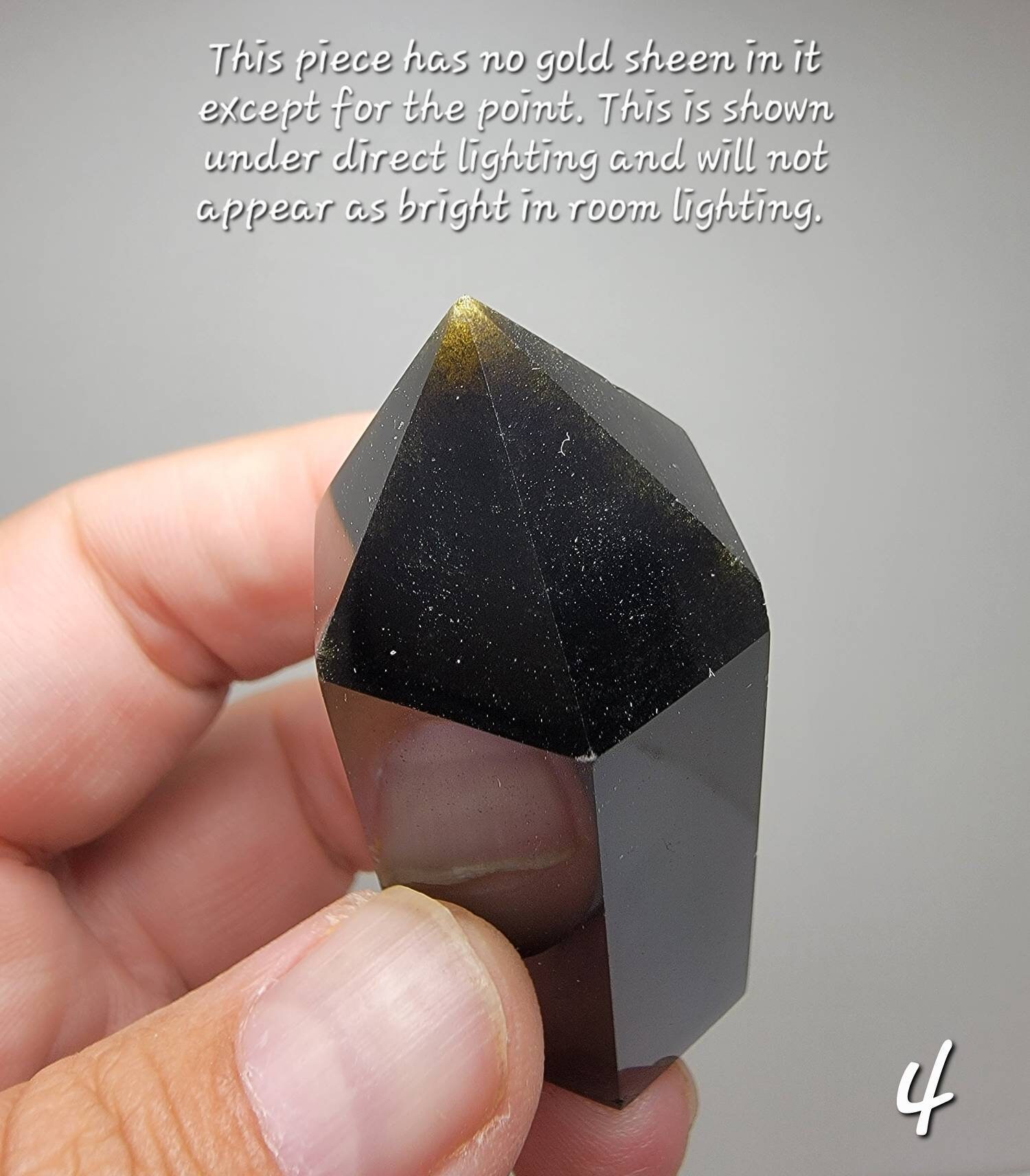 Gold Sheen Obsidian Tower (you Pick) - Etsy