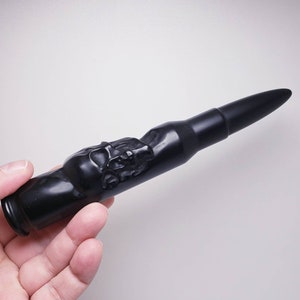 Obsidian Bullet with Skull (6-5/8&quot;)