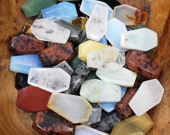 Tumbled Crystal Coffin | Cabochon (Roughly 1")