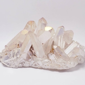 Angel Jelly Aura Quartz Cluster (431 grams)
