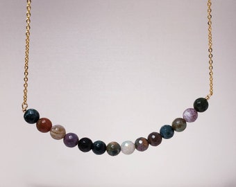 Faceted Indian Agate